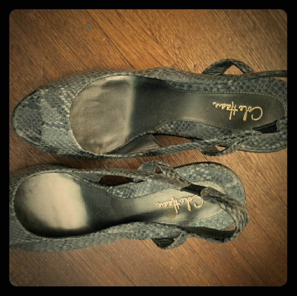 Cole Haan wedge slides